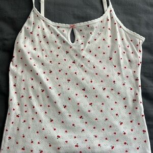 Cotton cherry Pointelle Cami